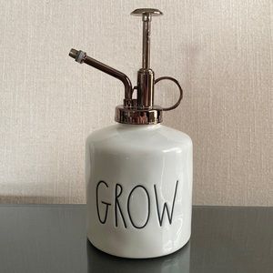 NWT Rae Dunn “Grow” Plant Mist Bottle Watering Can